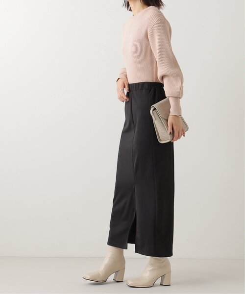 frames RAY CASSIN（フレームスレイカズン）の「ボリュームスリーブリブニット（ニット/セーター・レディース・ブラック/ベージュ/オフホワイト/ピンク/ターコイズブルー/イエロー/オレンジ/グリーン/ブルー/ラベンダー・FREE）」の17枚目の写真