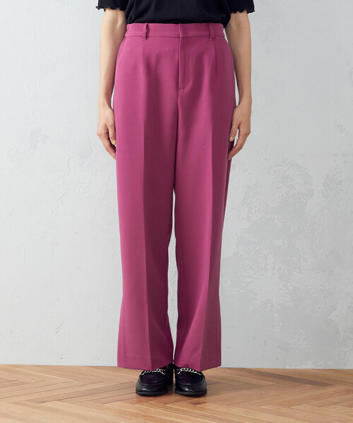 COMME CA ISM（コムサイズム）の「サイドベンツ　ワイドパンツ（その他パンツ・レディース・ブラック/ピンク/グリーン・MEDIUM/LARGE）」の15枚目の写真