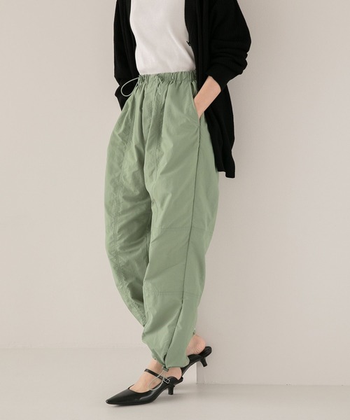 LOWRYS FARM（ローリーズファーム）の「リップストップドロストパンツ　122753（その他パンツ・レディース・ブラック/オフホワイト/カーキ・FREE）」の3枚目の写真