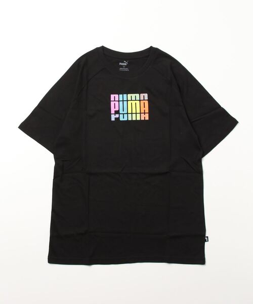 PUMA（プーマ）の「プーマ PUMA MULTICOLOR グラフィックTシャツ_（Tシャツ/カットソー・メンズ・ホワイト/ブラック・3L/S/L/LL/M）」の2枚目の写真