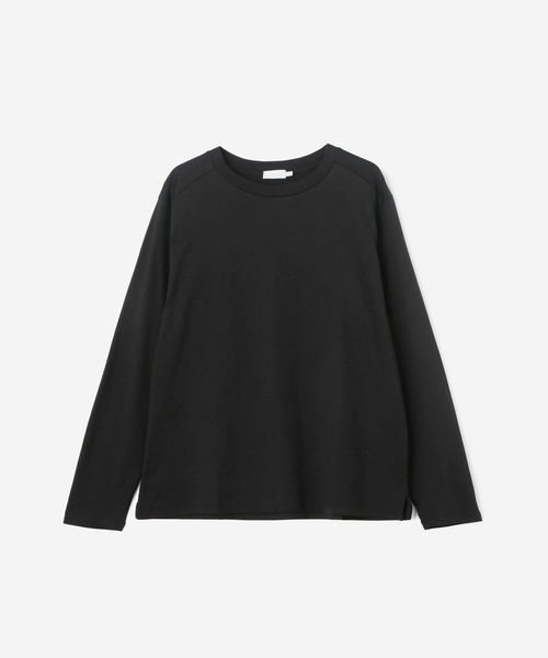 handvaerk（ハンドバーク）の「handvaerk | 60/2 フロントヨーク長袖Tシャツ WOMEN（Tシャツ/カットソー・レディース・ホワイト/ブラック/ダークグレー・SMALL）」の9枚目の写真