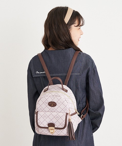 pom ponette junior（ポンポネットジュニア）の「モノグラム柄合