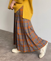 CPCM | チェックプリーツロングスカート(スカート)
