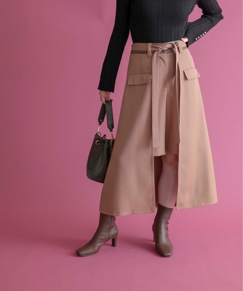 Eimee Law（エイミーロウ）の「レイヤードハーフパンツスカート