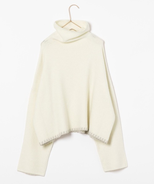 LOWRYS FARM（ローリーズファーム）の「ショートハイネックプルオーバー　357639（ニット/セーター・キッズ・ブラック/グレー/アイボリー・150cm/160cm）」の11枚目の写真