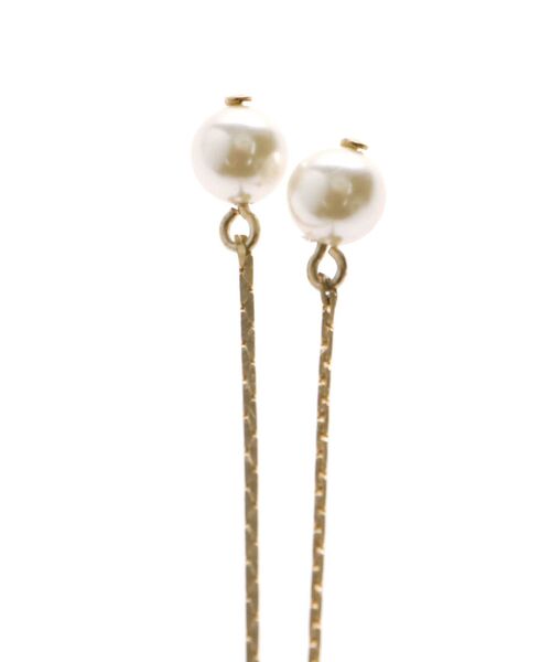 LAGUNAMOON（ラグナムーン）の「LADYフェイクパールアジャスターネックレス（ネックレス・レディース・アイボリー・FREE）」の5枚目の写真