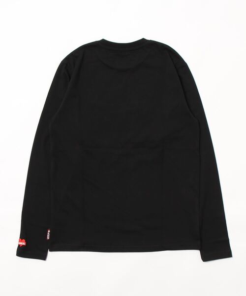 LUXE/R(ラグジュ)の「(RM)【ユニセックス】【LUXE/R】モノグラム プリント 長袖 Tシャツ(Tシャツ/カットソー・メンズ・ホワイト/ブラック/グレー・LARGE/MEDIUM)」の4枚目の写真