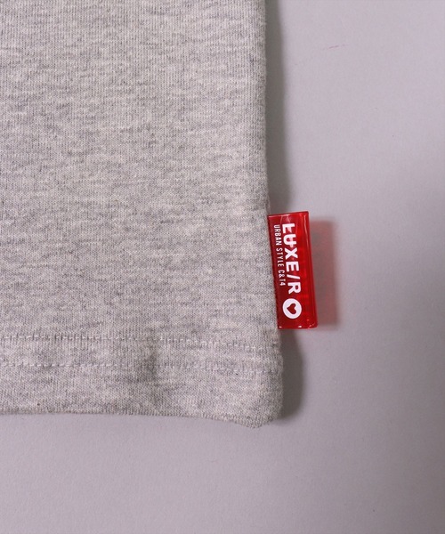 LUXE/R(ラグジュ)の「(RM)【ユニセックス】【LUXE/R】モノグラム プリント 長袖 Tシャツ(Tシャツ/カットソー・メンズ・ホワイト/ブラック/グレー・LARGE/MEDIUM)」の7枚目の写真