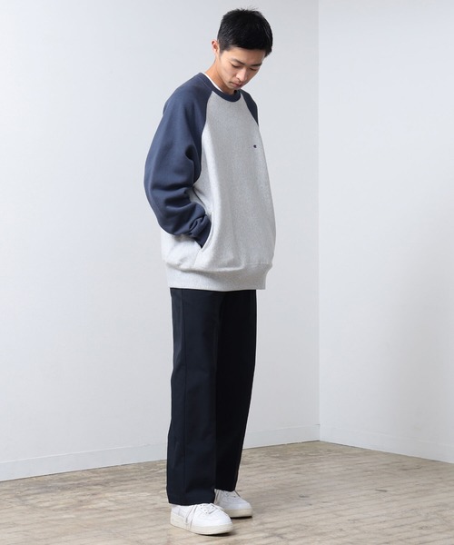 BEAMS(ビームス)の「Champion × BEAMS / 別注 Raglan Sweat(スウェット・メンズ・ネイビー/ブラック系その他・M/L/XL)」の11枚目の写真