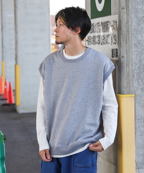 ZIP FIVE（ジップファイブ）の「ピーチスムース 無地クルーネックロンTシャツ（Tシャツ/カットソー・メンズ・ホワイト/ブラック/ブルーグレー/杢グレー/ワイン/チャコール・MEDIUM/LARGE/X-LARGE）」の9枚目の写真