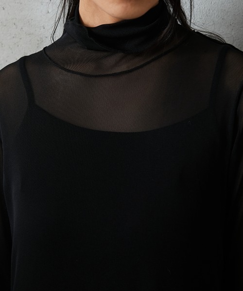 GEVS.(ジェイヴィス)の「パワーネットタートルロングワンピース <大きいサイズ有>GEVS.(ワンピース・レディース・ブラック・3L~4L/L~LL/M/5L~6L/8L)」の9枚目の写真