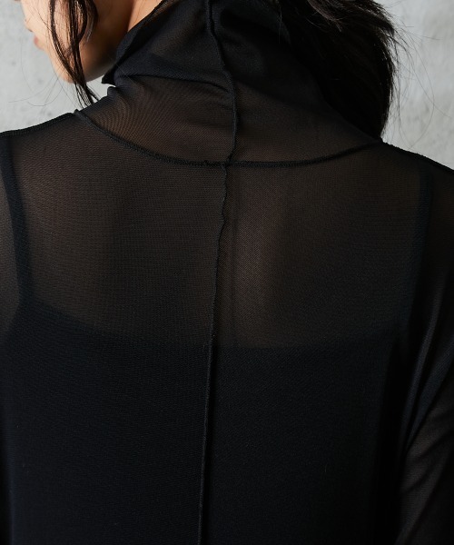 GEVS.(ジェイヴィス)の「パワーネットタートルロングワンピース <大きいサイズ有>GEVS.(ワンピース・レディース・ブラック・3L~4L/L~LL/M/5L~6L/8L)」の10枚目の写真