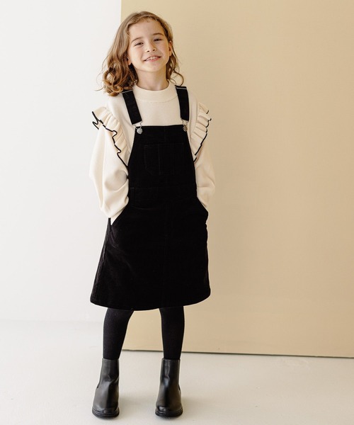 GLOBAL WORK(グローバルワーク)の「メルティフリルニット/281597(ニット/セーター・キッズ・スカイブルー/ブラック/オフホワイト/その他・110cm/100cm/120cm/130cm/140cm/150cm/160cm)」の5枚目の写真