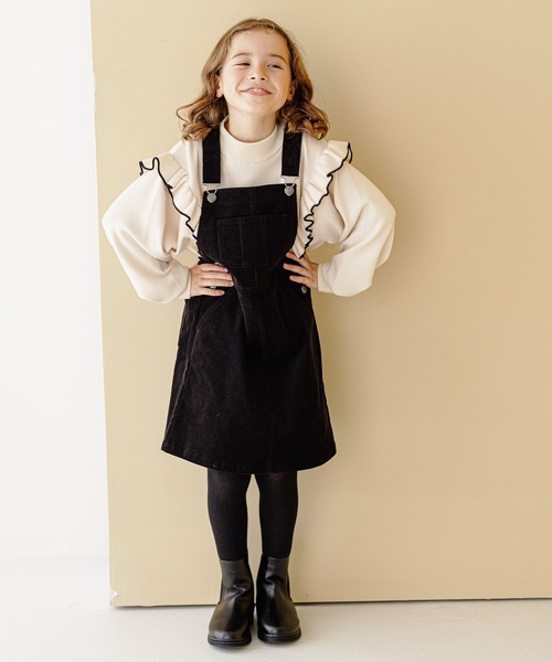 GLOBAL WORK(グローバルワーク)の「メルティフリルニット/281597(ニット/セーター・キッズ・スカイブルー/ブラック/オフホワイト/その他・110cm/100cm/120cm/130cm/140cm/150cm/160cm)」の6枚目の写真