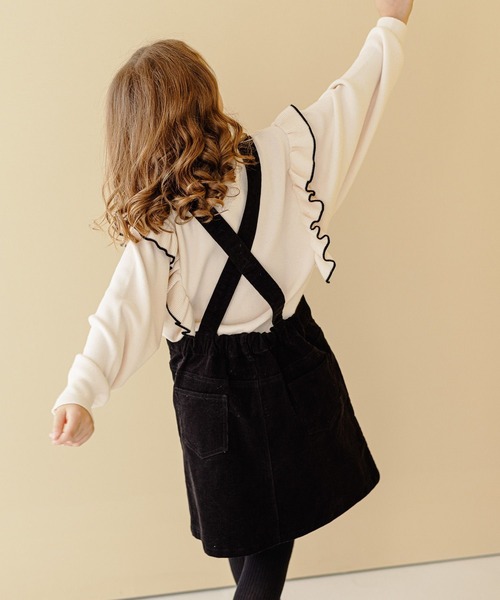 GLOBAL WORK(グローバルワーク)の「メルティフリルニット/281597(ニット/セーター・キッズ・スカイブルー/ブラック/オフホワイト/その他・110cm/100cm/120cm/130cm/140cm/150cm/160cm)」の10枚目の写真