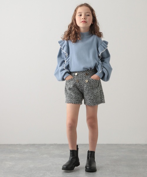 GLOBAL WORK(グローバルワーク)の「メルティフリルニット/281597(ニット/セーター・キッズ・スカイブルー/ブラック/オフホワイト/その他・110cm/100cm/120cm/130cm/140cm/150cm/160cm)」の22枚目の写真