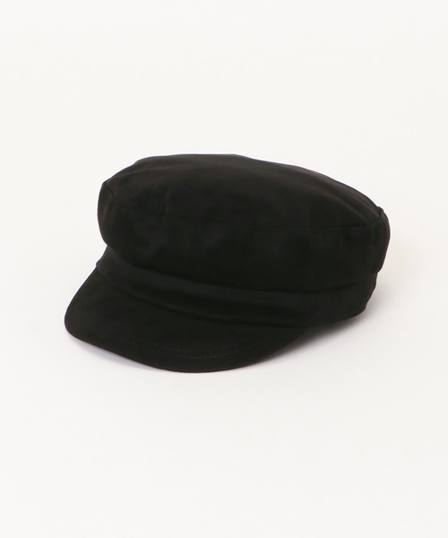 ikka(イッカ)の「フェイクスエードキャスケット(キャスケット・キッズ・ブラック・FREE)」の1枚目の写真