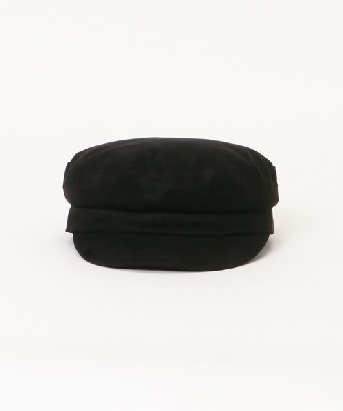 ikka(イッカ)の「フェイクスエードキャスケット(キャスケット・キッズ・ブラック・FREE)」の4枚目の写真