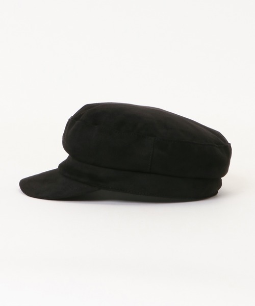ikka(イッカ)の「フェイクスエードキャスケット(キャスケット・キッズ・ブラック・FREE)」の2枚目の写真