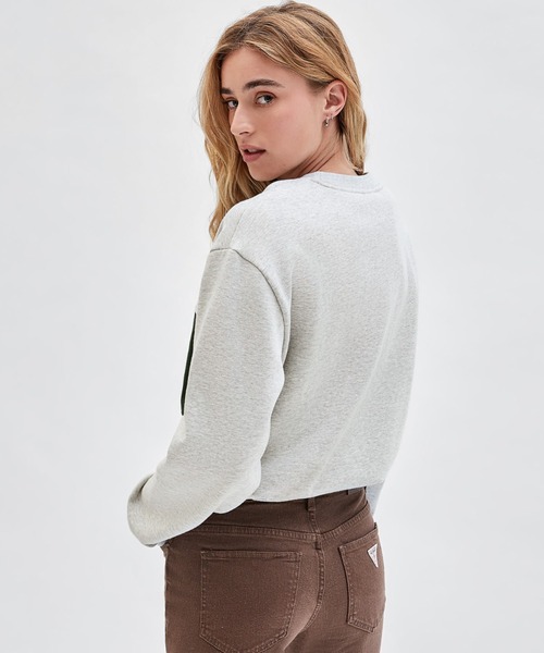 Guess（ゲス）の「GUESS Originals Deer Crewneck Sweat（スウェット・レディース・ヘザーグレー・SMALL/MEDIUM/X-SMALL）」の2枚目の写真