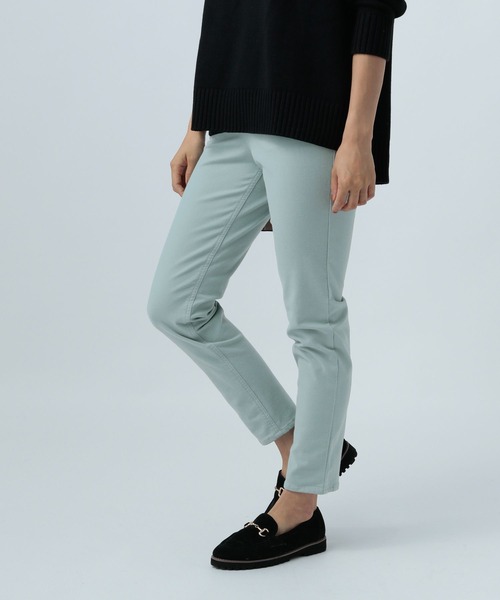 BAYFLOW（ベイフロー）の「[真冬もあったか]ストレッチ裏起毛パンツ（その他パンツ・レディース・ブラック/オフホワイト/ブルー/モカ・SMALL/MEDIUM/LARGE）」の18枚目の写真