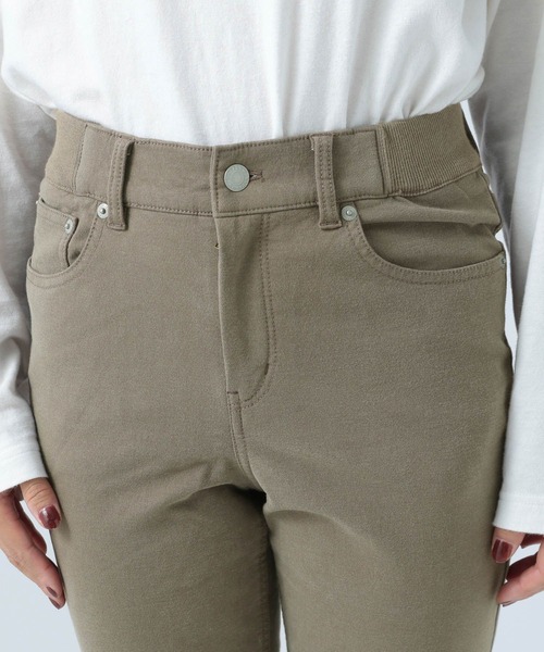 BAYFLOW（ベイフロー）の「[真冬もあったか]ストレッチ裏起毛パンツ（その他パンツ・レディース・ブラック/オフホワイト/ブルー/モカ・SMALL/MEDIUM/LARGE）」の22枚目の写真