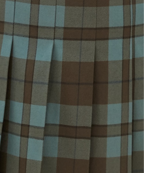 ANGIE（アンジー）の「チェックタックプリーツロングスカート（スカート・レディース・ベージュ/ブラウン/ネイビー/ブラック系1/グリーン系1/ブラウン系1/ネイビー系1・FREE）」の20枚目の写真