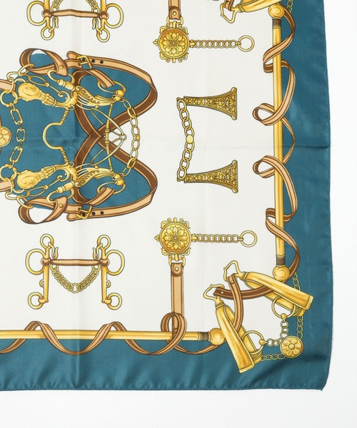 Andemiu（アンデミュウ）の「チェーンガラスカーフ172289（バンダナ/スカーフ・レディース・ブラック/ブルー・FREE）」の7枚目の写真