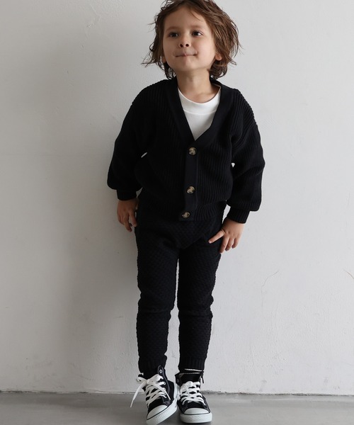 PUPPAPUPO（プッパプーポ）の「ニット パンツ（その他パンツ・キッズ・チャコールグレー/バーガンディー・80/90/95/100/110）」の6枚目の写真