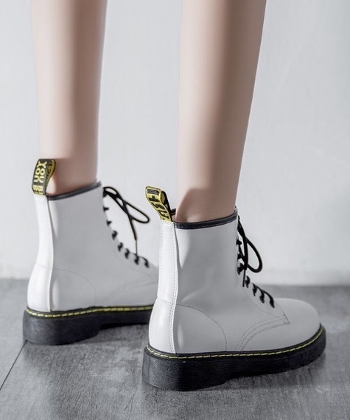 Burner（バーナー）の「【OKUOKU Recommend Select】ミドル　レースアップブーツ　oku-shoes-79-29（ブーツ・レディース・ブラック/ホワイト・40/38/36/35/39/37）」の5枚目の写真