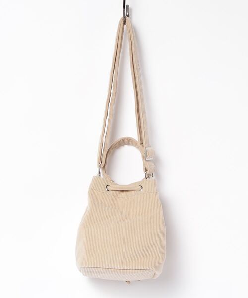 Guess（ゲス）の「CORDUROY Bucket Bag（ハンドバッグ・レディース・ブルー/ベージュ・ONE SIZE）」の17枚目の写真
