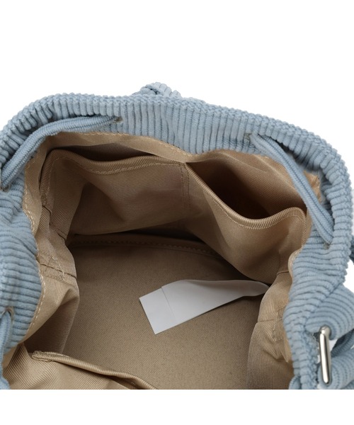 Guess（ゲス）の「CORDUROY Bucket Bag（ハンドバッグ・レディース・ブルー/ベージュ・ONE SIZE）」の14枚目の写真