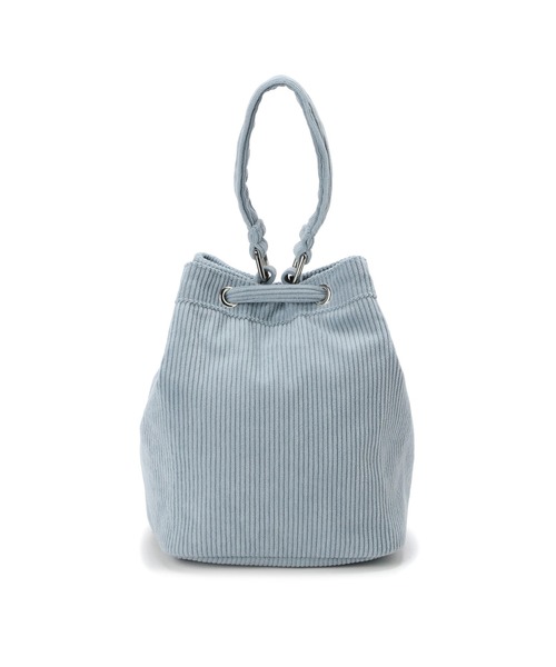 Guess（ゲス）の「CORDUROY Bucket Bag（ハンドバッグ・レディース・ブルー/ベージュ・ONE SIZE）」の4枚目の写真