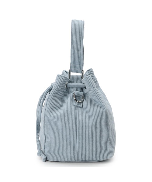 Guess（ゲス）の「CORDUROY Bucket Bag（ハンドバッグ・レディース・ブルー/ベージュ・ONE SIZE）」の5枚目の写真