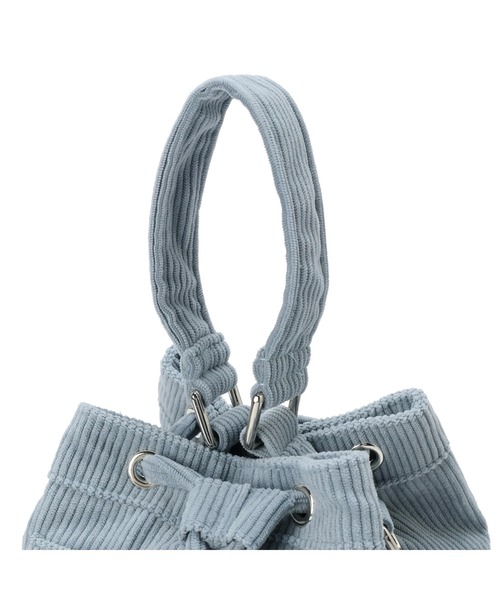 Guess（ゲス）の「CORDUROY Bucket Bag（ハンドバッグ・レディース・ブルー/ベージュ・ONE SIZE）」の7枚目の写真