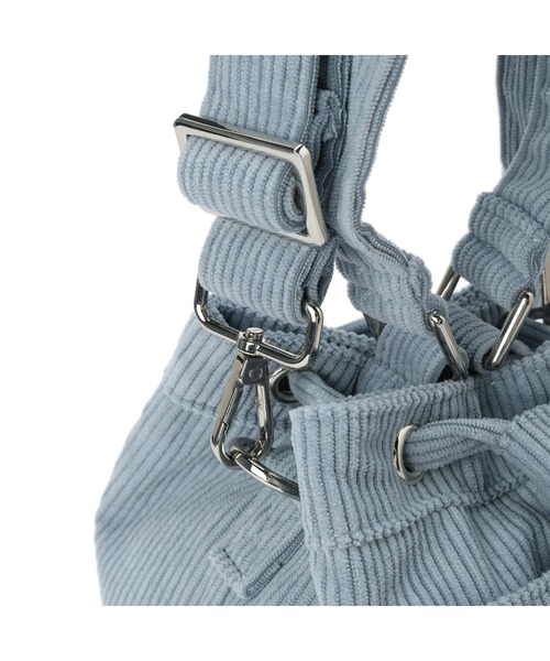 Guess（ゲス）の「CORDUROY Bucket Bag（ハンドバッグ・レディース・ブルー/ベージュ・ONE SIZE）」の9枚目の写真