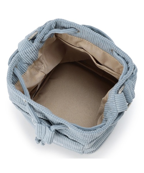 Guess（ゲス）の「CORDUROY Bucket Bag（ハンドバッグ・レディース・ブルー/ベージュ・ONE SIZE）」の12枚目の写真