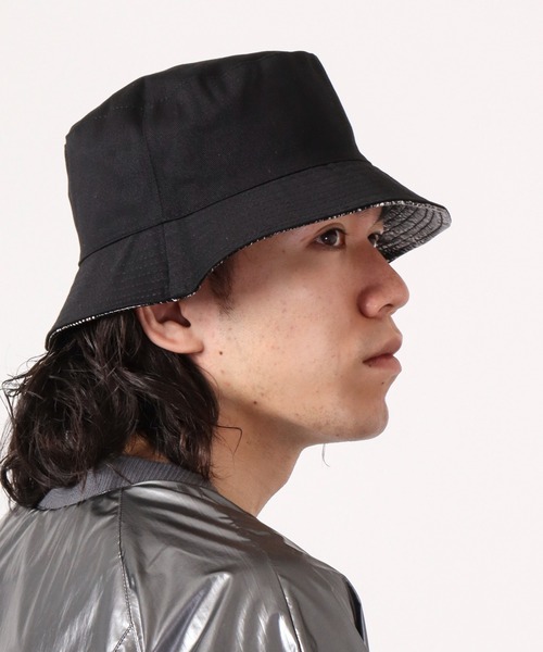 セール】Craig リバーシブルパイソン柄バケットハット（ハット