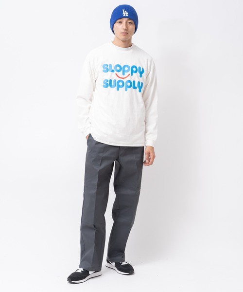Sloppy Supply（スラッピーサプライ）の「【 SLOPPY SUPPLY / スラッピーサプライ 】 LSTEE RESTAURANT ロング Tシャツ YAN（Tシャツ/カットソー・メンズ・ホワイト・MEDIUM/LARGE）」の6枚目の写真