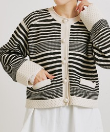 COLLAGE GALLARDAGALANTE | パール釦カーデ(カーディガン/ボレロ)