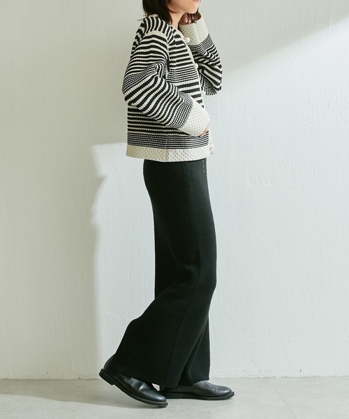 COLLAGE GALLARDAGALANTE（コラージュガリャルダガランテ）の「パールボタンカーデ（カーディガン/ボレロ・レディース・オフホワイト/サックスブルー・FREE）」の13枚目の写真