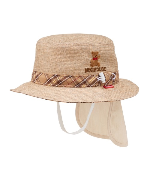MIKI HOUSE（ミキハウス）の「ミキハウスベア 帽子（ハット・キッズ・ベージュ/ブラウン/ホワイト・S(48-50cm)/LL(54-56cm)/L(52-54cm)/M(50-52cm)）」の6枚目の写真
