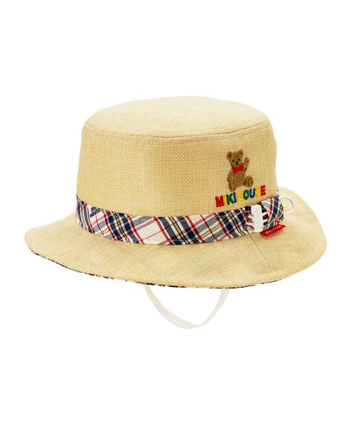 MIKI HOUSE（ミキハウス）の「ミキハウスベア 帽子（ハット・キッズ・ベージュ/ブラウン/ホワイト・S(48-50cm)/LL(54-56cm)/L(52-54cm)/M(50-52cm)）」の19枚目の写真