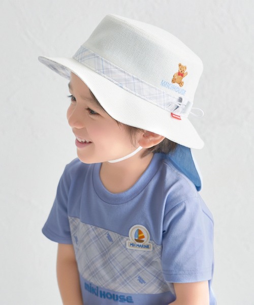 MIKI HOUSE（ミキハウス）の「ミキハウスベア 帽子（ハット・キッズ・ベージュ/ブラウン/ホワイト・S(48-50cm)/LL(54-56cm)/L(52-54cm)/M(50-52cm)）」の22枚目の写真