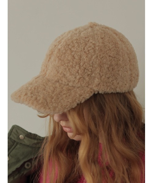 AMAIL（アマイル）の「Row boa cap（キャップ・レディース・ブラック/ベージュ・FREE）」の13枚目の写真