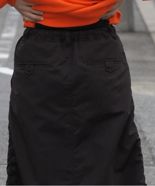 cepo(セポ)の「サイドシャーリング ミリタリースカート(スカート・レディース・カーキ/ピンク/チャコール・M)」の22枚目の写真