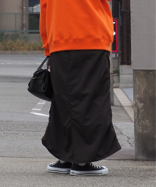 cepo(セポ)の「サイドシャーリング ミリタリースカート(スカート・レディース・カーキ/ピンク/チャコール・M)」の17枚目の写真