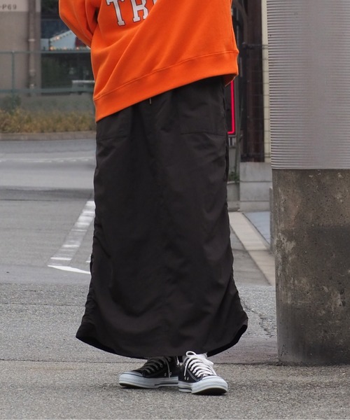 cepo(セポ)の「サイドシャーリング ミリタリースカート(スカート・レディース・カーキ/ピンク/チャコール・M)」の15枚目の写真