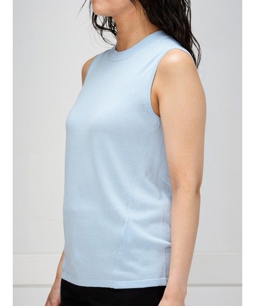 BANANA REPUBLIC FACTORY STORE（バナナリパブリック ファクトリーストア）の「BANANA REPUBLIC FACTORY STORE　　日本限定 ノースリーブセーター（ニット/セーター・レディース・ネイビー/ホワイト/ブラック/ピンク/ブルー/オレンジ/ブラック系その他/ブルー系その他/コバルトブルー/ワイン/ブルー系その他2/スカイブルー/ライトブルー・XS/S/M/L）」の10枚目の写真