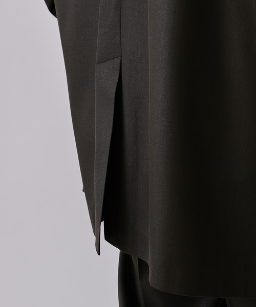 Lui's(ルイス)の「【2×2セットアップシリーズ】ベネシャンルーズフィットジャケット(テーラードジャケット・メンズ・ブラック/ダークグリーン・M/S)」の21枚目の写真